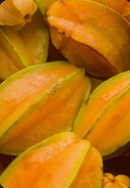 Sweet Fresh Carambola Fruit 5 pound Box (Unfortunately Carambola fruit is on California's do not ship from Florida list)